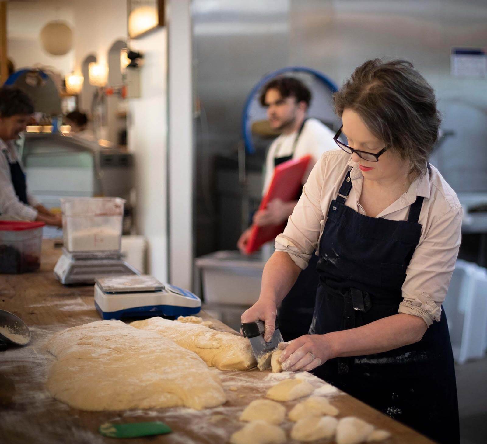 Caroline at work at Proserpina